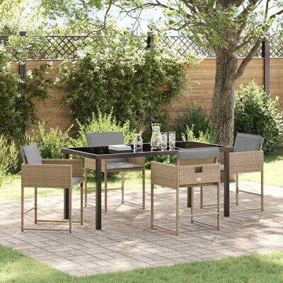 Vidaxl - Garden Dining Set - Beige - Gartenmöbel-Set Vidaxl - Garden Dining Set - Beige - Gartenmöbel-Set
