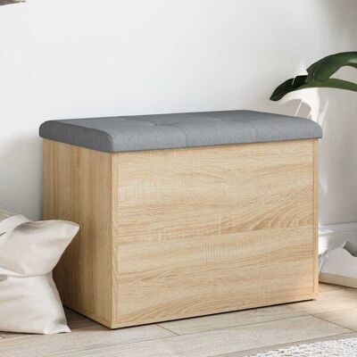 vidaXL Aufbewahrungsbank Sonoma-Eiche 62 x 42 x 45 cm Holzwerkstoff Braun vidaXL Aufbewahrungsbank Sonoma-Eiche 62 x 42 x 45 cm Holzwerkstoff Braun