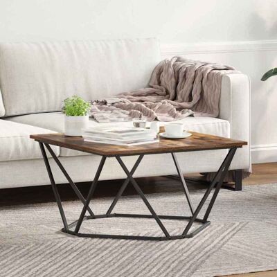 Vidaxl Holz-Couchtisch - Robustes Modernes Quadrat Vidaxl Holz-Couchtisch - Robustes Modernes Quadrat