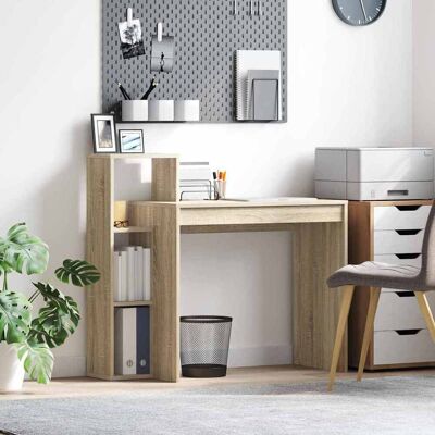 vidaXL Schreibtisch Sonoma-Eiche Holzwerkstoff 100 x 40 x 90 cm Braun vidaXL Schreibtisch Sonoma-Eiche Holzwerkstoff 100 x 40 x 90 cm Braun