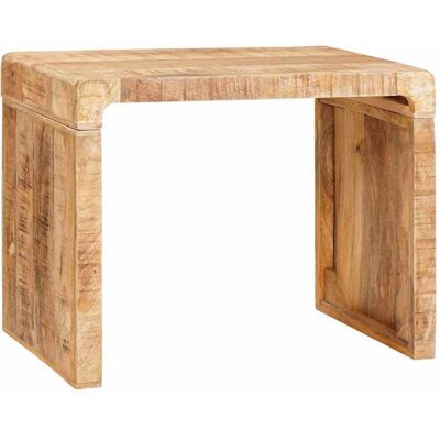 vidaXL Beistelltisch Braun 60 x 35 x 46 cm Massivholz Mango Braun vidaXL Beistelltisch Braun 60 x 35 x 46 cm Massivholz Mango Braun