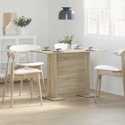 Vidaxl Sonoma Esszimmertisch - Holz Eleganter Minimalistischer Stil Vidaxl Sonoma Esszimmertisch - Holz Eleganter Minimalistischer Stil