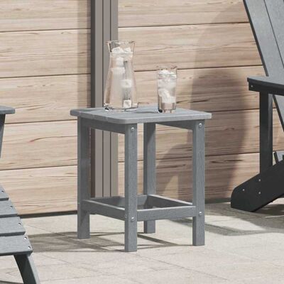 vidaXL Beistelltisch Hellgrau 38 x 38 x 46 cm Polyethylen Hellgrau vidaXL Beistelltisch Hellgrau 38 x 38 x 46 cm Polyethylen Hellgrau