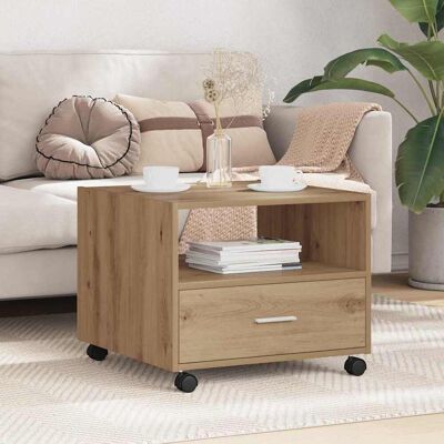 vidaXL Couchtisch Artisan-Eiche 55 x 55 x 45 cm Holzwerkstoff Braun vidaXL Couchtisch Artisan-Eiche 55 x 55 x 45 cm Holzwerkstoff Braun