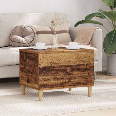 vidaXL Nachttisch Altholz 60 x 44,5 x 45 cm Holzwerkstoff Braun vidaXL Nachttisch Altholz 60 x 44,5 x 45 cm Holzwerkstoff Braun