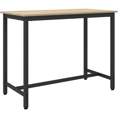 vidaXL Tisch Sonoma-Eiche 100 x 50 x 76,5 cm Ingenieure Holz und Stahl Braun vidaXL Tisch Sonoma-Eiche 100 x 50 x 76,5 cm Ingenieure Holz und Stahl Braun