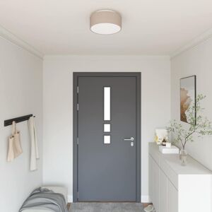 vidaXL Taupe Metall, Kunststoff Ø30 x 13,5 cm Deckenleuchte Flush Mount vidaXL Taupe Metall, Kunststoff Ø30 x 13,5 cm Deckenleuchte Flush Mount