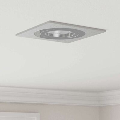 vidaXL Einbaustrahler 6 Stück Silber Quadrat 91x91 mm vidaXL Einbaustrahler 6 Stück Silber Quadrat 91x91 mm