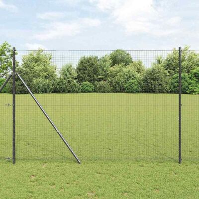 Generic - 13PoteauxGris1.5x25m - Grey - 25 m - Zaunpfahl-Set Generic - 13PoteauxGris1.5x25m - Grey - 25 m - Zaunpfahl-Set