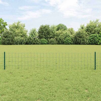 vidaXL 0,4x10 m Zaun - Robuster Stahl, Modernes Design, Einfacher Aufbau vidaXL 0,4x10 m Zaun - Robuster Stahl, Modernes Design, Einfacher Aufbau