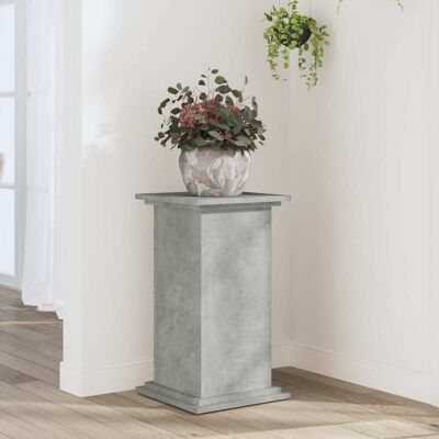 vidaXL Pflanzenständer Betongrau 33x33x60 cm Holzwerkstoff Grau vidaXL Pflanzenständer Betongrau 33x33x60 cm Holzwerkstoff Grau