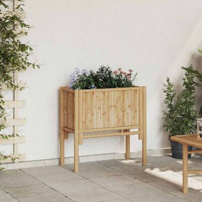 vidaXL Natürliche Bambus Pflanzbox - Pflanzkübel vidaXL Natürliche Bambus Pflanzbox - Pflanzkübel