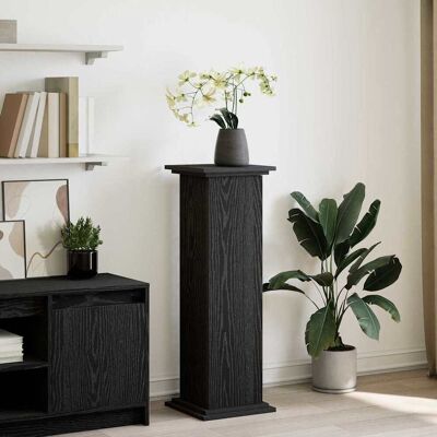 vidaXL Displaysständer Schwarz Eichen-Optik 31 x 30 x 90 cm Schwarz vidaXL Displaysständer Schwarz Eichen-Optik 31 x 30 x 90 cm Schwarz
