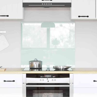 vidaXL Küchenrückwand Milch 70 x 60 cm Gehärtetes Glas Weiß vidaXL Küchenrückwand Milch 70 x 60 cm Gehärtetes Glas Weiß