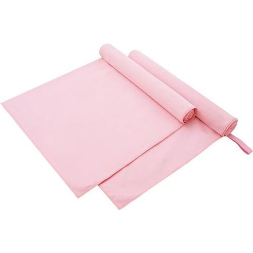 vidaXL Sporthandtücher 2 pcs Rosa 180 x 90 cm Polyester und Polyamid Rosa