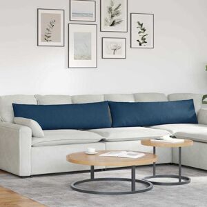vidaXL Sofakissen 2 pcs Blau 145 x 40 cm Stoff Blau vidaXL Sofakissen 2 pcs Blau 145 x 40 cm Stoff Blau