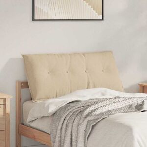 vidaXL Rückenkissen Creme 100 x 19 x 50 cm Stoff Creme vidaXL Rückenkissen Creme 100 x 19 x 50 cm Stoff Creme