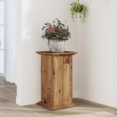 vidaXL Pflanzenständer Altholz-Optik 33x33x60 cm Holzwerkstoff Braun vidaXL Pflanzenständer Altholz-Optik 33x33x60 cm Holzwerkstoff Braun