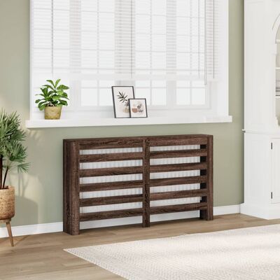 vidaXL Heizkörperverkleidung Eichen-Optik 149x20x82 cm Holzwerkstoff Braun vidaXL Heizkörperverkleidung Eichen-Optik 149x20x82 cm Holzwerkstoff Braun