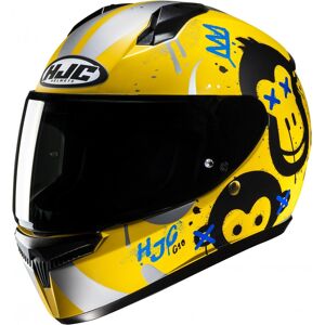 Kinder-Integralhelm HJC C10 Geti MC3SF gelb Größe: XS Kinder-Integralhelm HJC C10 Geti MC3SF gelb Größe: XS