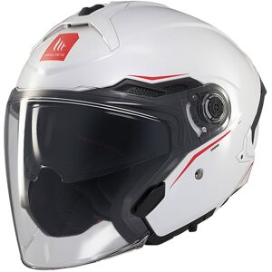 MT Helmets Offener Helm MT Cosmo SV glänzend weiß Größe: M MT Helmets Offener Helm MT Cosmo SV glänzend weiß Größe: M