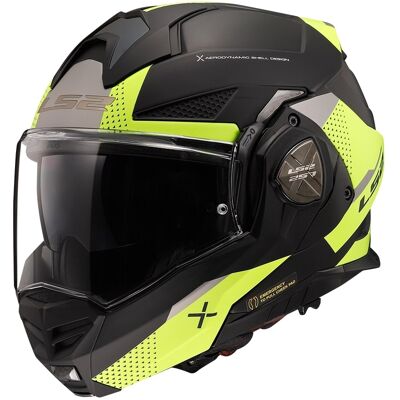Klapphelm Motorrad LS2 FF901 Advant X Oblivion schwarz-fluo gelb Größe: XS Klapphelm Motorrad LS2 FF901 Advant X Oblivion schwarz-fluo gelb Größe: XS