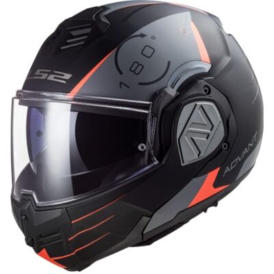 Klapphelm Motorrad LS2 FF906 Advant Codex 06 rot-schwarz-grau-titan Größe: 2XL Klapphelm Motorrad LS2 FF906 Advant Codex 06 rot-schwarz-grau-titan Größe: 2XL