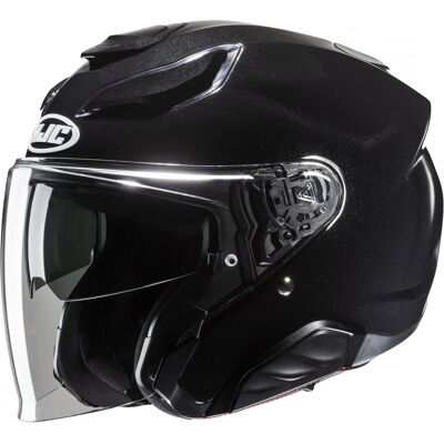 HJC F31 Solid Metallic Schwarz Open Motorradhelm Größe: L HJC F31 Solid Metallic Schwarz Open Motorradhelm Größe: L