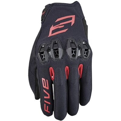 Five Tricks Motorradhandschuhe schwarz-rot Größe: S Five Tricks Motorradhandschuhe schwarz-rot Größe: S