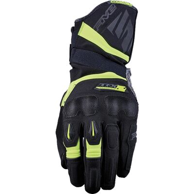 Motorradhandschuhe FIVE TFX2 WP schwarz-fluo gelb Größe: S Motorradhandschuhe FIVE TFX2 WP schwarz-fluo gelb Größe: S