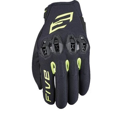 FIVE Tricks Motorradhandschuhe schwarz-fluo gelb Größe: S FIVE Tricks Motorradhandschuhe schwarz-fluo gelb Größe: S