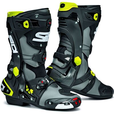 Motorradstiefel SIDI REX grau-schwarz-fluo gelb Größe: 39 Motorradstiefel SIDI REX grau-schwarz-fluo gelb Größe: 39