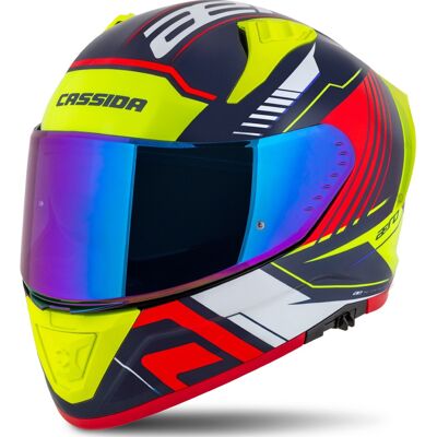 Cassida - Aero Drome Integral - Perlblau - Motorradhelm Cassida - Aero Drome Integral - Perlblau - Motorradhelm