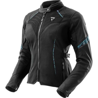 Rebelhorn - Jax - Schwarz-Mint - 3XL - Motorcycle Jacket Rebelhorn - Jax - Schwarz-Mint - 3XL - Motorcycle Jacket