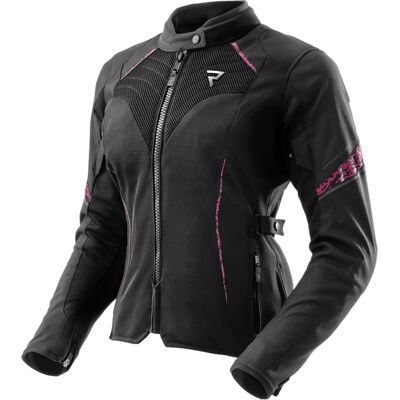 Rebelhorn Jax Schwarz-Rosa 3XL Damen-Motorradjacke - Motorradjacke Rebelhorn Jax Schwarz-Rosa 3XL Damen-Motorradjacke - Motorradjacke