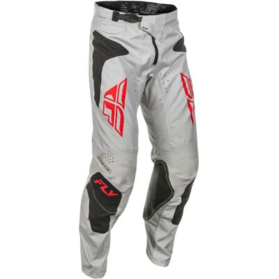Motocrosshose FLY Racing Kinetic Sym grau-rot-schwarz Größe: 32 Motocrosshose FLY Racing Kinetic Sym grau-rot-schwarz Größe: 32