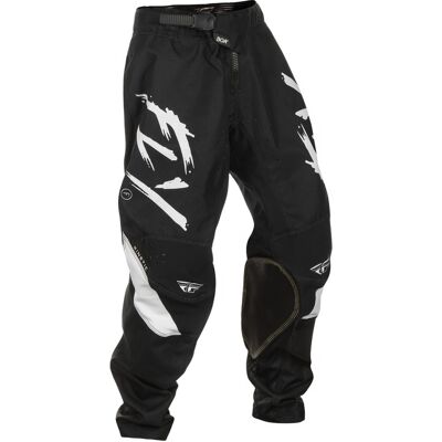 FLY Racing Kinetic Stoke Kinder Motocrosshose schwarz-weiß Größe: 26 FLY Racing Kinetic Stoke Kinder Motocrosshose schwarz-weiß Größe: 26