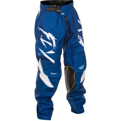 FLY Racing Kinetic Stoke Kinder-Motocross-Hose blau-weiß Größe: 22 FLY Racing Kinetic Stoke Kinder-Motocross-Hose blau-weiß Größe: 22
