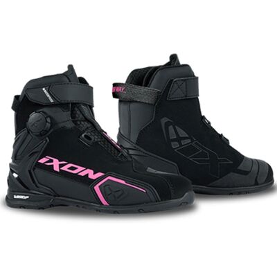 Damen-Motorradstiefel IXON Bull 2 WP schwarz-rosa Größe: 37 Damen-Motorradstiefel IXON Bull 2 WP schwarz-rosa Größe: 37