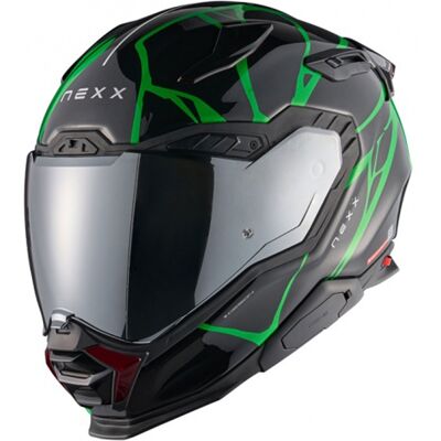 Nexx X.WST3 B-Side Integralhelm Motorrad schwarz-grün Größe: L Nexx X.WST3 B-Side Integralhelm Motorrad schwarz-grün Größe: L