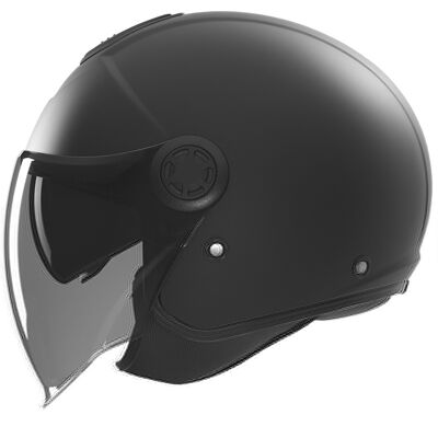 Offener Motorradhelm NOX N182, mattschwarz Größe: L Offener Motorradhelm NOX N182, mattschwarz Größe: L