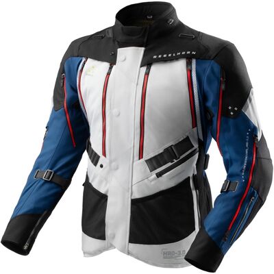 Motorradjacke Rebelhorn Hardy 3.0 blau-grau-rot Größe: XL Motorradjacke Rebelhorn Hardy 3.0 blau-grau-rot Größe: XL