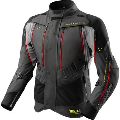 Rebelhorn Hardy 3.0 Motorradjacke anthrazit-grau-gelb Größe: 3XL Rebelhorn Hardy 3.0 Motorradjacke anthrazit-grau-gelb Größe: 3XL