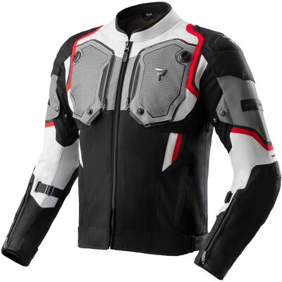 Rebelhorn Borg II schwarz-grau-rote Motorradjacke Größe: L Rebelhorn Borg II schwarz-grau-rote Motorradjacke Größe: L