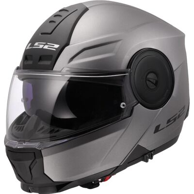 Klapphelm Motorrad LS2 FF902 Scope II Solid matt titanium Größe: S Klapphelm Motorrad LS2 FF902 Scope II Solid matt titanium Größe: S