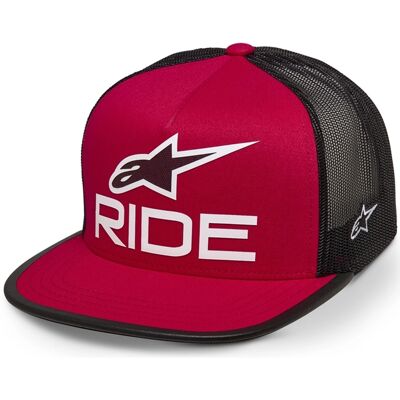 Alpinestars Ride 4.0 ER Kappe rot-schwarz-weiß Alpinestars Ride 4.0 ER Kappe rot-schwarz-weiß
