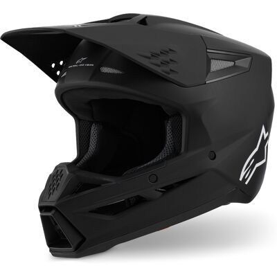 Alpinestars S-M3 Solid Motocrosshelm mattschwarz Größe: 2XL Alpinestars S-M3 Solid Motocrosshelm mattschwarz Größe: 2XL