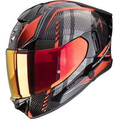 Scorpion EXO-530 Air Theras Motorrad Integralhelm metallic schwarz-rot Größe: L Scorpion EXO-530 Air Theras Motorrad Integralhelm metallic schwarz-rot Größe: L