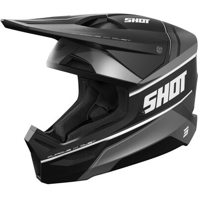 Motocross-Helm Shot Furious Dust mattschwarz Größe: M Motocross-Helm Shot Furious Dust mattschwarz Größe: M