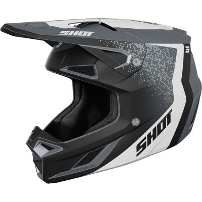 Motocross-Helm Shot Speed Hybrid mattgrau Größe: XL Motocross-Helm Shot Speed Hybrid mattgrau Größe: XL